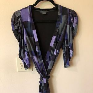 Armani Exchange wrap dress